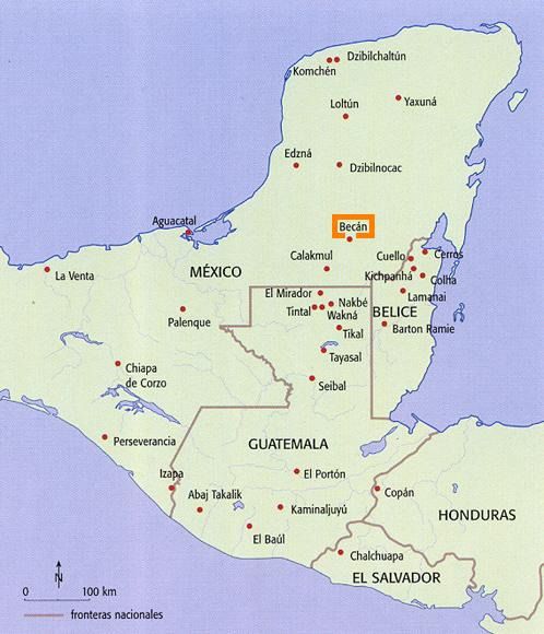 becan  preclassic  map becan  preclassic  map